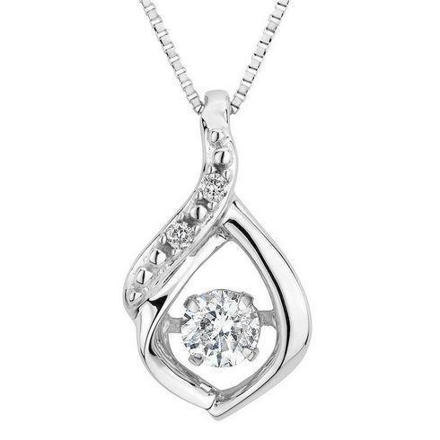 1.50 Carats Prong Set Round Diamond Necklace Pendant Solid Gold 14K