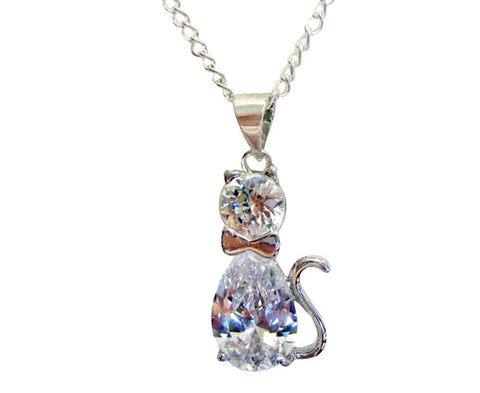 Big Round & Pear Diamond 3.50 Carats Memorable Lovely Pin Pendant Gold White 14K