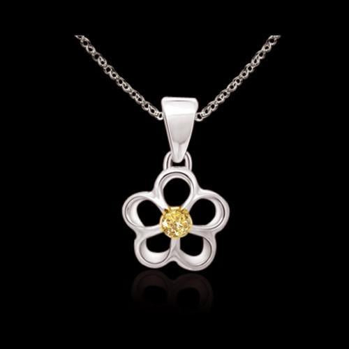 Yellow Canary Diamond Pendant 0.50 Ct. Diamond Locket