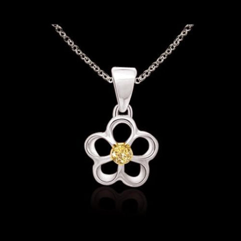 Yellow Canary Diamond Pendant 0.50 Ct. Diamond Locket