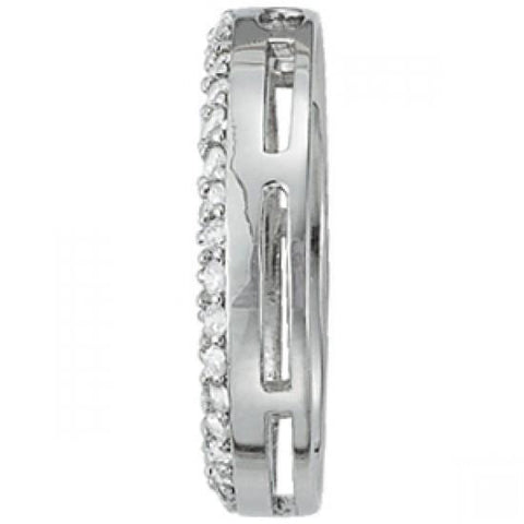 White Gold 14K 2.10 Carats Diamonds Pendant Necklace Without Chain