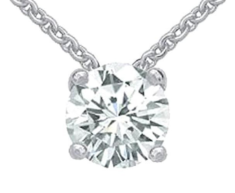 2 Cts. G Si1 Diamond Pendant Necklace With Chain New