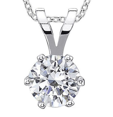 1 Ct. Sparkling Round Diamond Jewelry Pendant Necklace