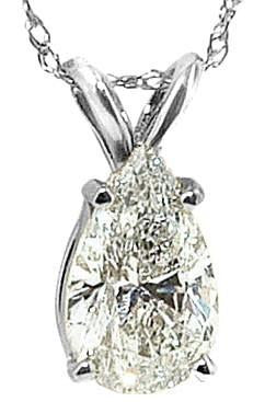 2.5 Ct. Solitaire Diamond Jewelry Pendant Necklace