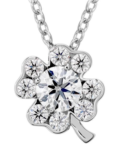 Lady White Gold 14K Round Cut Diamonds Flower Style Pendant Necklace 4.50 Ct
