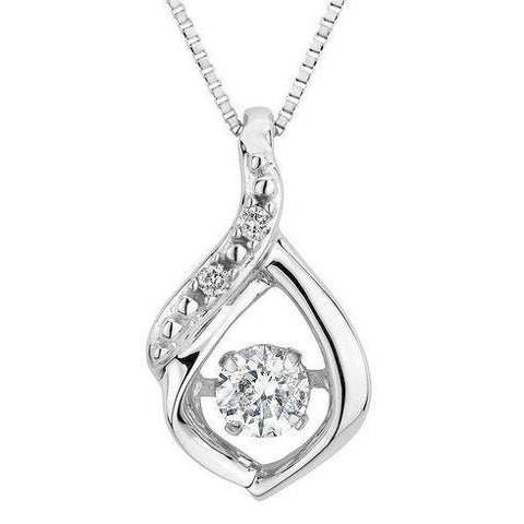Solid White Gold 14K Prong Setting Round Cut 1.50 Carats Diamond Pendant Necklace