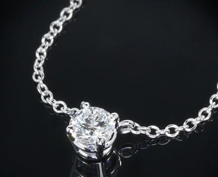 2.50 Carats Natural Diamond Necklace Pendant White Gold 14K New