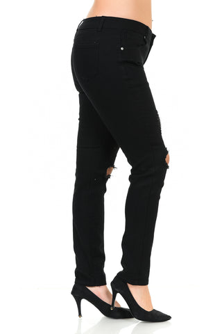 Pasion Women's Jeans - Plus Size - High Waist - Push Up - Style CH082-R