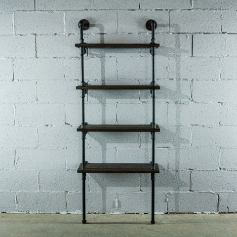 Sacramento Industrial Chic  27” Wide  4-Tier Etagere Bookcase