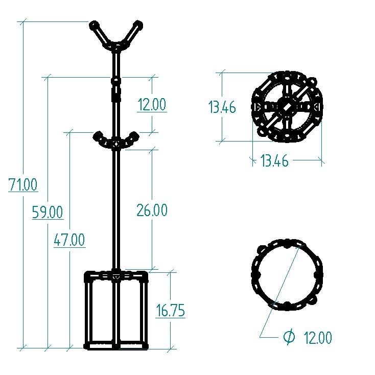 Furniture Pipeline San Antonio Industrial Chic Coat Rack