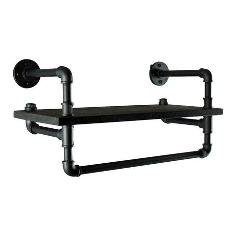 Ann Harbor Industrial Farmhouse 33" Wide Shelf Rack