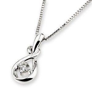 Round Brilliant Cut 4 Prong Set 1Ct Diamond Necklace Pendant Gold 14K