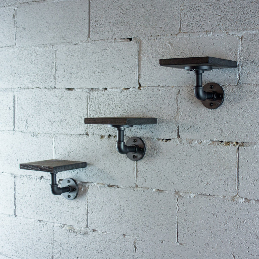 Ames 3-Piece Industrial Chic Decorative Shelf