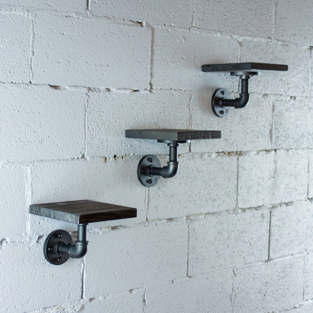 Ames 3-Piece Industrial Chic Decorative Shelf