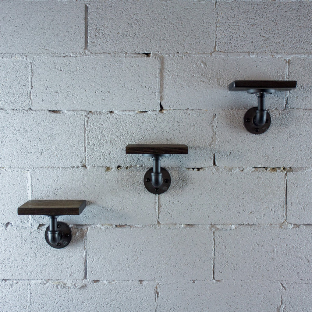 Ames 3-Piece Industrial Chic Decorative Shelf