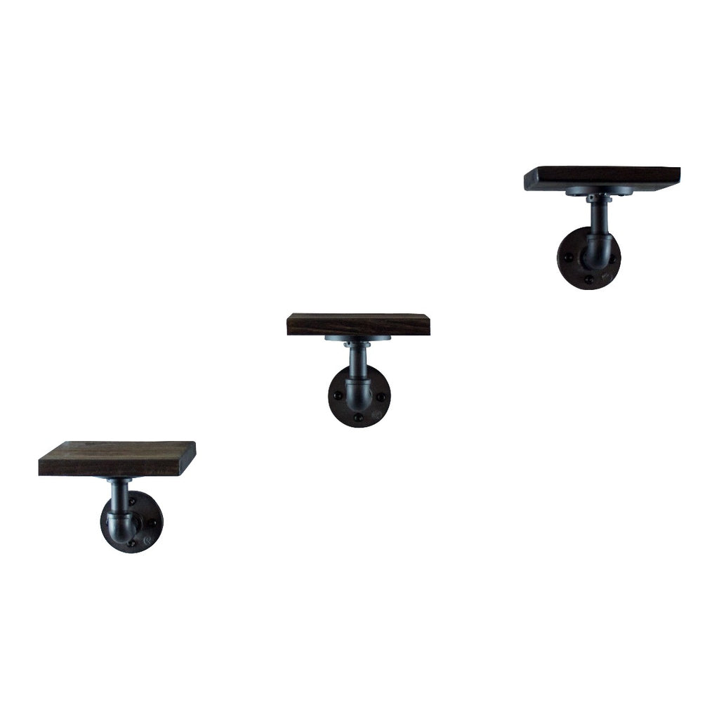 Ames 3-Piece Industrial Chic Decorative Shelf