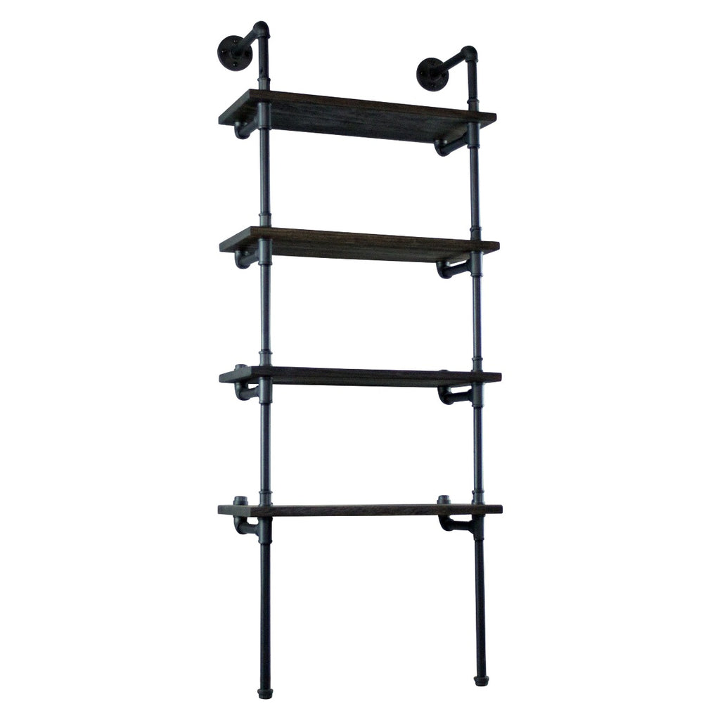 Sacramento Industrial Chic  27” Wide  4-Tier Etagere Bookcase
