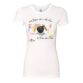 Love Begins with a Wet Nose - Women Shirts