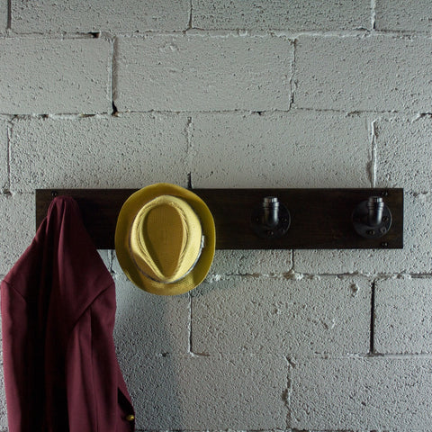 San Antonio Industrial Wall Mounted Coat Rack