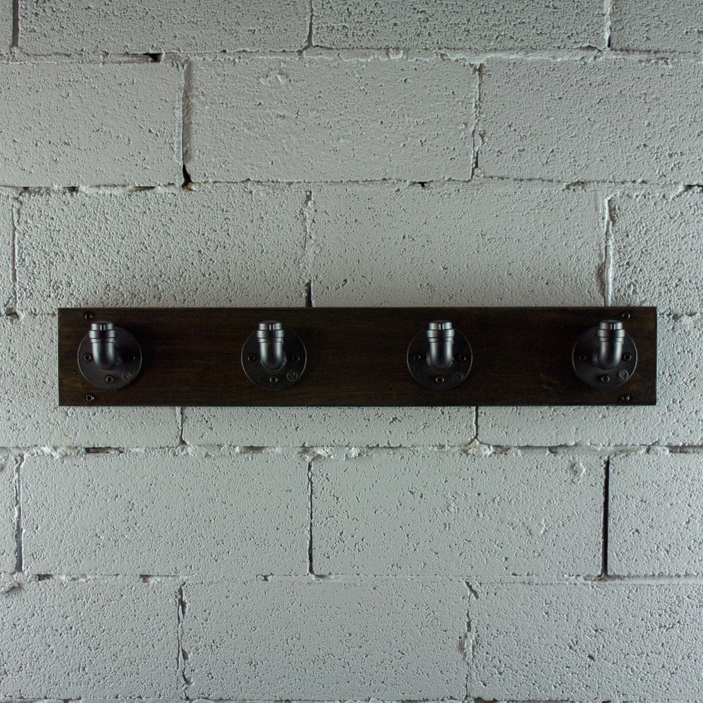 San Antonio Industrial Wall Mounted Coat Rack