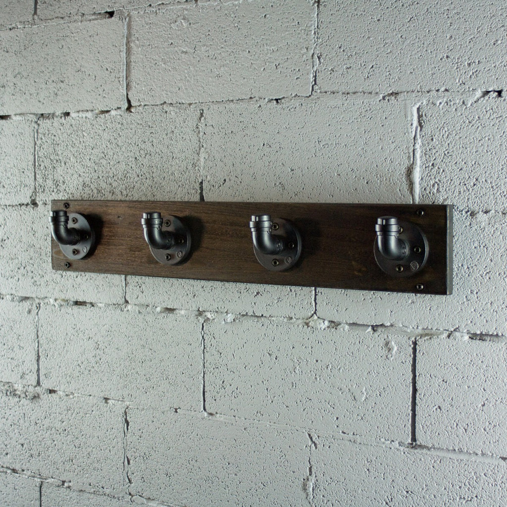 San Antonio Industrial Wall Mounted Coat Rack