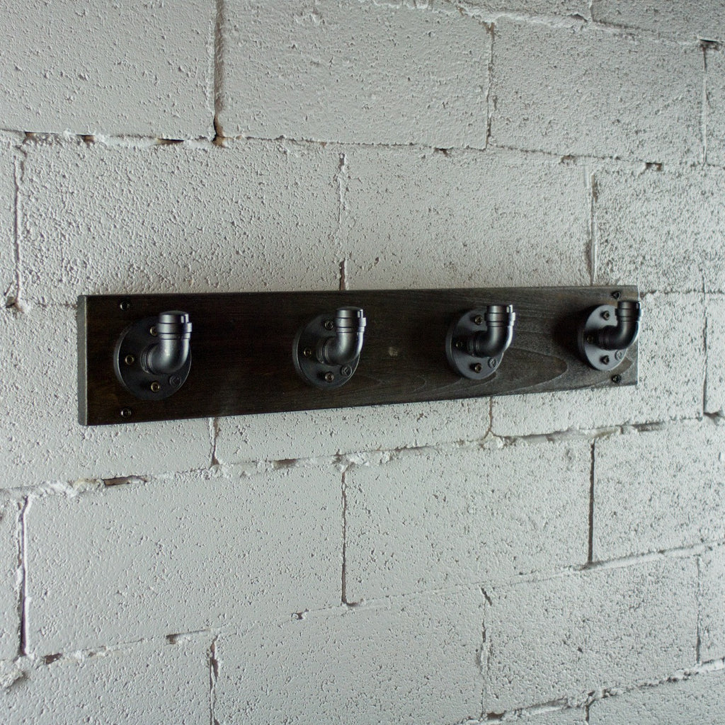 San Antonio Industrial Wall Mounted Coat Rack